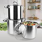 Набір посуду MR-2023 (нерж. сталь, 6 предметів)