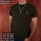 Срібна цепочка з хрестиком чоловіча широка. Великий срібний хрестик Спаси Збережи і срібний ланцюжок 8 мм. 55 см, фото 8