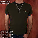 Срібна цепочка з хрестиком чоловіча широка. Великий срібний хрестик Спаси Збережи і срібний ланцюжок 8 мм. 55 см, фото 2