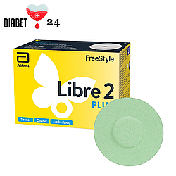 Сенсор Freestyle Libre 2 Plus (ФріСтайл Лібре 2 Плюс) 1 уп. і 1 кольоровий тейп у комплекті