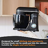 Міксер Kitchen in the Box дві чаші по 3,5 л,10-швидкісний кухонний міксер з вінчиком, гаком для тіста та насадкою-вінчиком, фото 2