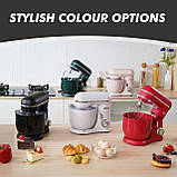 Міксер Kitchen in the Box дві чаші по 3,5 л,10-швидкісний кухонний міксер з вінчиком, гаком для тіста та насадкою-вінчиком, фото 7