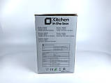 Міксер Kitchen in the Box дві чаші по 3,5 л,10-швидкісний кухонний міксер з вінчиком, гаком для тіста та насадкою-вінчиком, фото 9