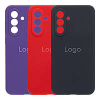 Чохол Liquid Silicone (AA) Full Camera для Samsung Galaxy A26 5G (A266) Колір 18.Black mayak