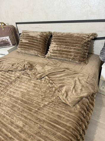 Велюрова постільна білизна Шарпей Півтораспальний, фото 1