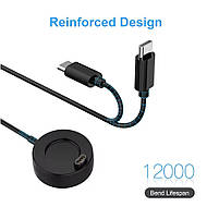 Зарядний пристрій для годинника Garmin Fenix 8/7Pro/6/5s, Vivoactive 5/4/4S, Venu 3/3S/2Plus/2/2S Type-C, фото 4