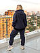 Жіночий спортивний костюм зимовий з тринитки на флісі 48-62, фото 3