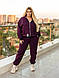 Жіночий спортивний костюм зимовий з тринитки на флісі 48-62, фото 6