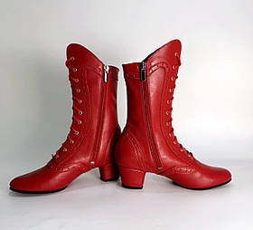 Черевички народні червоні жіночі