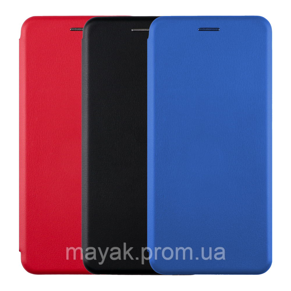 Чохол-книжка шкіра для Motorola G55 Колір Dark Blue mayak - фото 1 - id-p2767010156