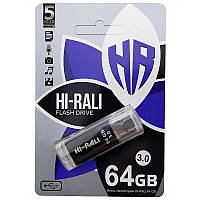 USB Флешнакопичувач 64 гб/3.0  Vega 121 Black, 27358 Hi-Rali