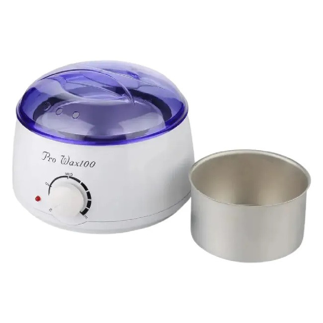 Воскоплав баночний з терморегулятором PRO-WAX 100, (для воску в банці, в гранулах, в таблетках 400 мл)