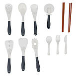 Набір пластмасового посуду та аксесуарів для дитячої іграшкової кухні 32 елементи Kruzzel 26330 Польща, фото 6