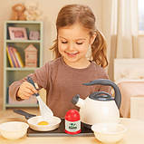 Набір пластмасового посуду та аксесуарів для дитячої іграшкової кухні 32 елементи Kruzzel 26330 Польща, фото 4