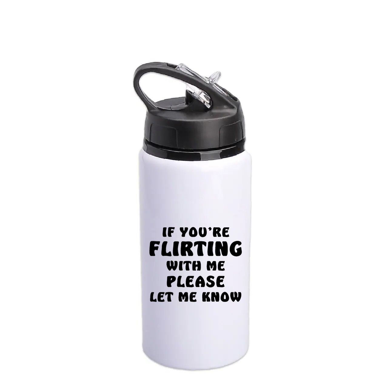 Пляшка для води з друком "Let me know" (31564), фото 1