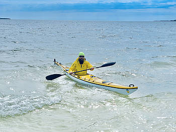 Каяк туристичний одномісний Seabird North Sea kayak, байдарка для тренувань