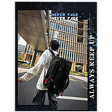 Спортивна дорожня сумка 53×28×28 см з відділом для взуття з ручкою лямками та кишенями для подорожей чорна, фото 4