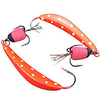 Блешня лижа Goldenfish ручної роботи, трійник Origin, 14 грам колір 002