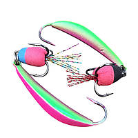 Блешня лижа Goldenfish ручної роботи, трійник Origin, 14 грам колір 005