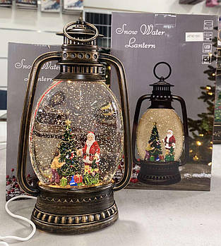 XMAS Новорічний нічник вінтажний ліхтар WDL-24028A/10091 27,9 см (12)