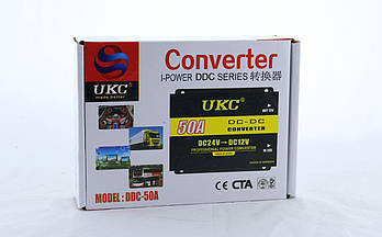 Перетворювач струму з 24V на 12V AC/DC 50A/ 4074 (30)