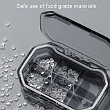 Таблетниця/органайзер/ контейнер 9.2 х 6.2 х 2.5 см для таблеток і ліків 6 відділення сірий, фото 6