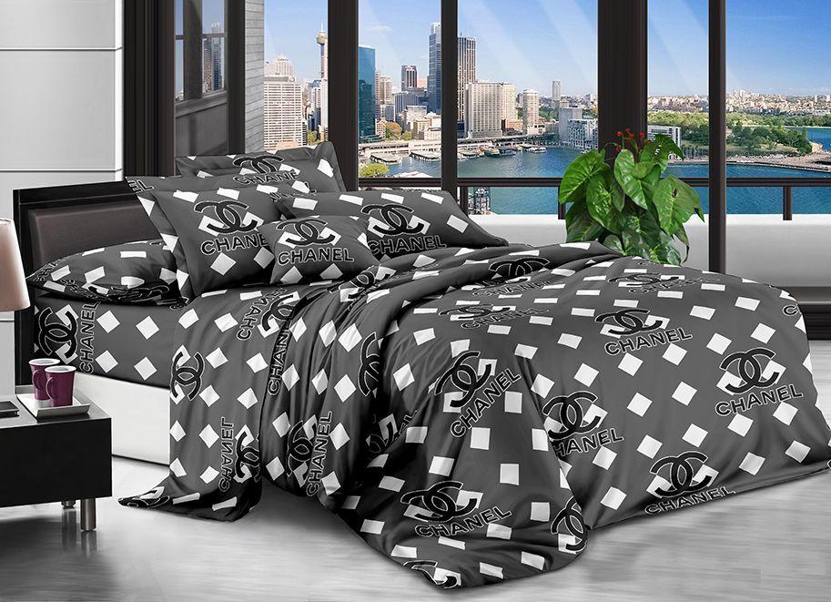 Комплект постільного бязь №пл533 Євро 200х220