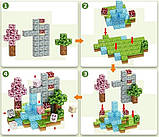 Конструктор на магнітах ("Princess's Adventure Lava Island"), що складається з 114 деталей., фото 7