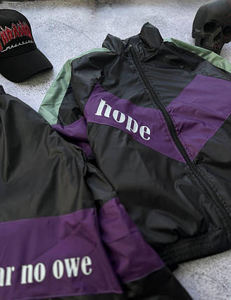 Осінній чорний спортивний чоловічий костюм з принтом, фото 3