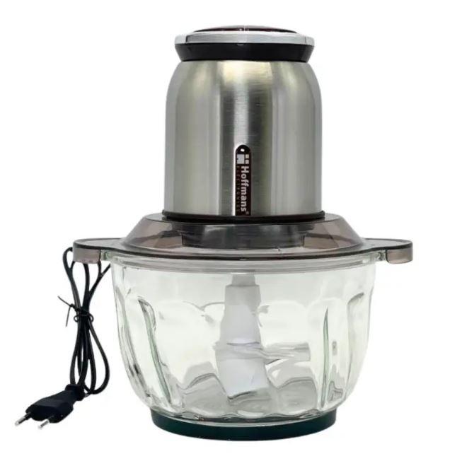 Електричний подрібнювач Hoffmans HM-8843 2 л 1200 Вт універсальний кухонний чопер