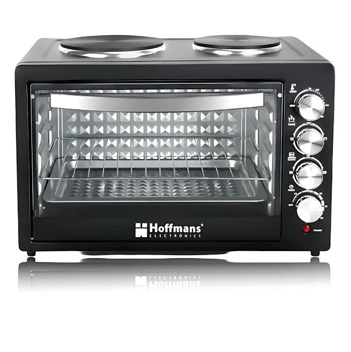 Електрична духовка та варильна панель Hoffmans HM-753 55 л, 2000 Вт + 1600 Вт, термостат, 2 конфорки