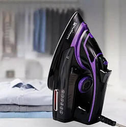 Праска Hoffmans HM-9021 3000Вт парова керамічна підошва автоочищення Доставка по Україні