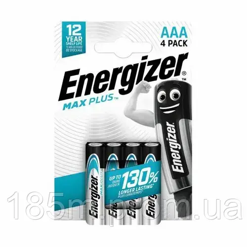 Батарейка ENERGIZER ААА LR03 MAXPLUS 4BL, фото 1