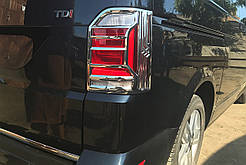 Накладки на стопи (2 шт., ABS) для Volkswagen T6 2015-2024 рр