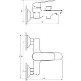 Змішувач для ванни Globus Lux Koln GLK-0102N, фото 6