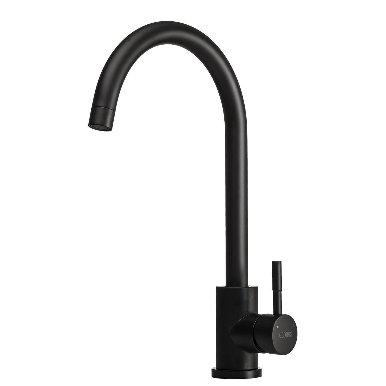 Змішувач для кухні Globus Lux ALPEN SUS-203S-BB, фото 1