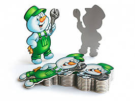 Зрістова фігура (хардпостер) без опори (Ламінація: Без ламінації;  Матеріал: Композитний матеріал 3 мм;)