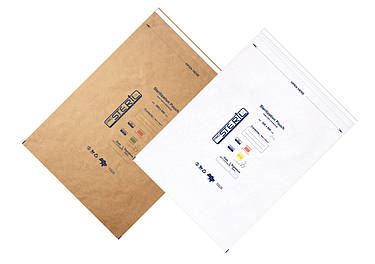 Крафт-пакети для стерилізації (універсальні) Prosteril, білі, 300×400 мм 100 шт/уп, фото 1