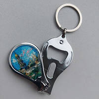 Брелок Києво-Печерська Лавра (кусачки-відкривачка). Металевий (20829)