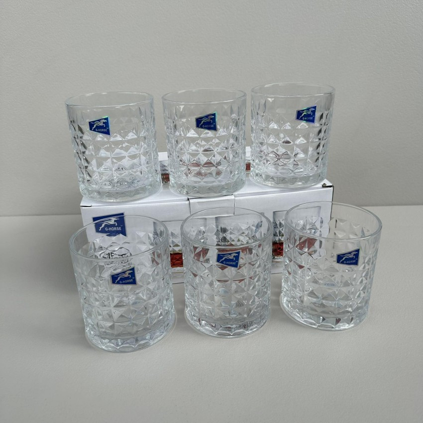 Набір склянок 330 мл 6 шт Glass Tumbler BM5411AQU, фото 1