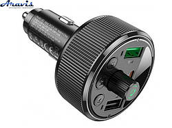 FM модулятор Bluetooth E82 Hoco PD30W+QC3.0 Black