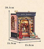 Румбокс Книжкова крамниця Джека Jack's Bookery DIY Dollhouse Kit CWGC-209, фото 8