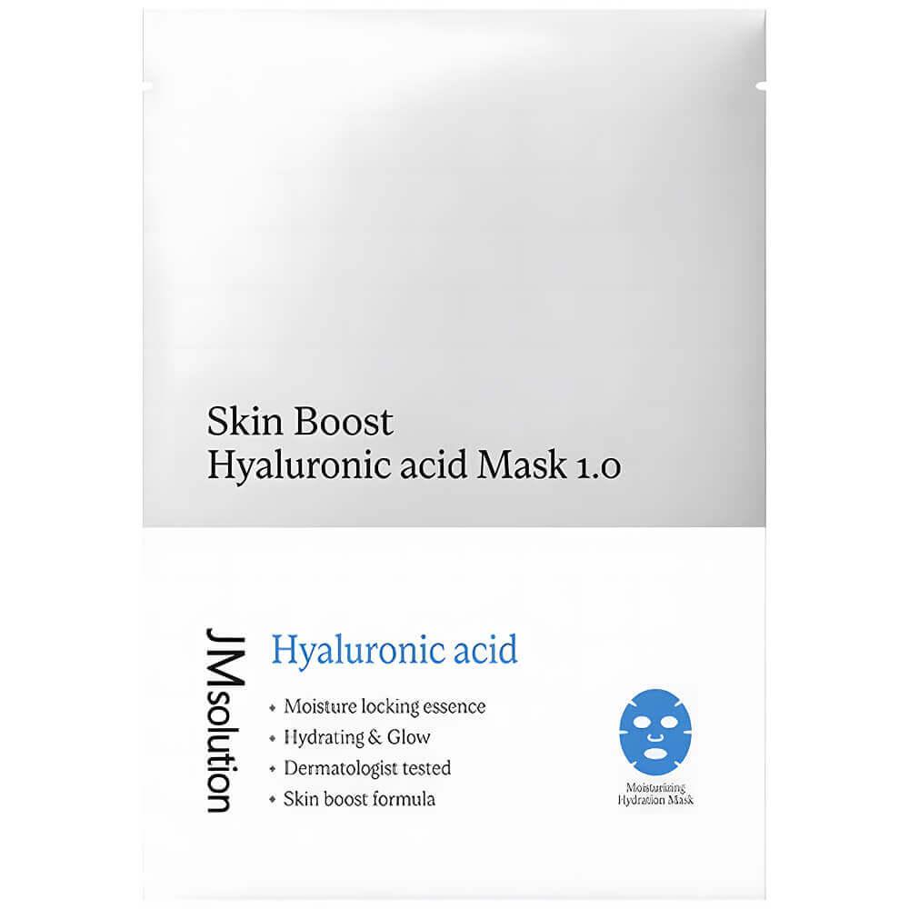 Тканинна маска для обличчя з гіалуроновою JM Solution Skin Boost Hyaluronic Acid Mask 1.0, фото 1