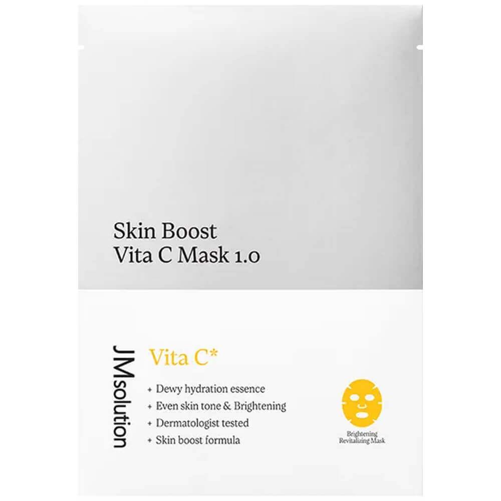 Тканинна маска для обличчя з вітаміном С JM Solution Skin Boost Vita C Mask 1.0, фото 1