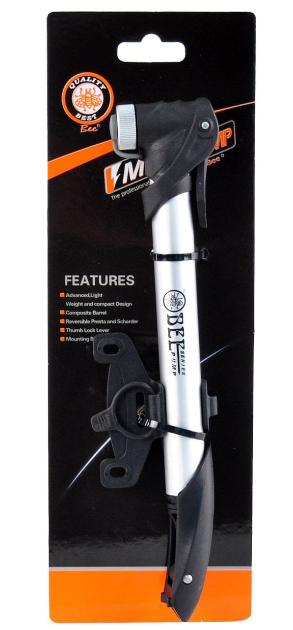 Велосипедний насос BEE M21-03 вентилі AV/FV, фото 1