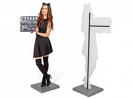 Зрістова фігура на композитному подіумі, одностороння (Ламінація: Без ламінації;  Матеріал: Композитний