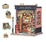 Румбокс Книжкова крамниця Джека Jack's Bookery DIY Dollhouse Kit CWGC-209, фото 9