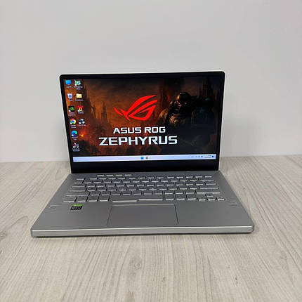 Б/в Ігровий ноутбук Asus ROG Zephyrus G14 GA401QM 14" 1920x1080| Ryzen 9 5900HS| 16GB RAM| 512GB SSD NVMe| RTX 3060 6GB, фото 1