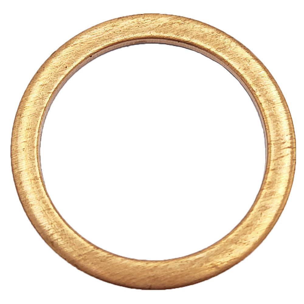 Мідна шайба з діаметром (22x28), товщина 1,5 мм, фото 1