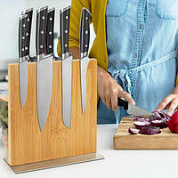 Магнітний блок для ножів з бамбука